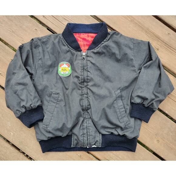 Vintage Mickey Mouse RARE 1979 Seoul Enterprise Korea Reversible Jacket Youth - Picture 4 of 11